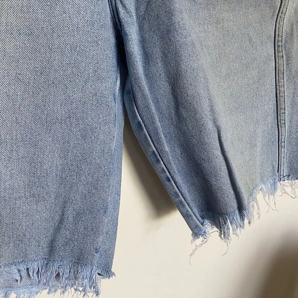 Vintage Denim Harley Davidson Biker Shorts - size 10 - Picture 7 of 8